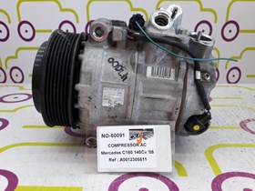 Compressor de AC  Mercedes Clase C  1.7 Cdi 140 Cv de 2005 - Ref OEM :  A0012305511